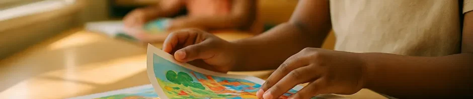 Teacher reads with children during a Summer Reading Initiative classroom activity